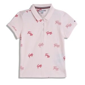 Tommy Hilfiger Kids Light Pink Logo Polo